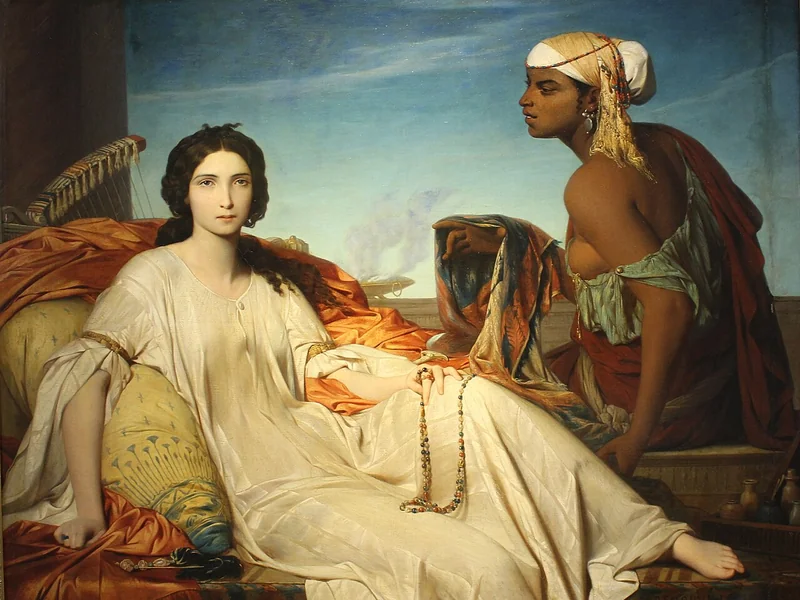 1821-François-Léon Benouville - Ester e l'odalisca (1844)